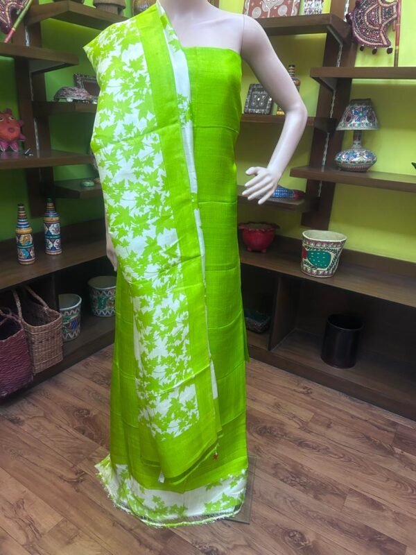 Block Print on Pure Silk